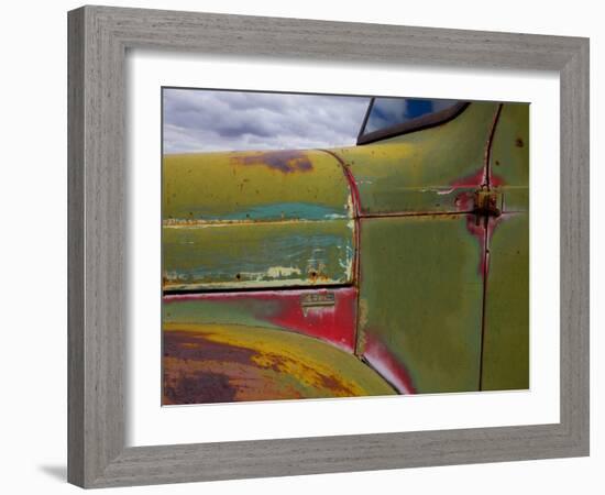 Detail of Abandoned Truck in New Mexico-Mallorie Ostrowitz-Framed Photographic Print