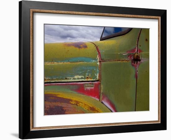 Detail of Abandoned Truck in New Mexico-Mallorie Ostrowitz-Framed Photographic Print