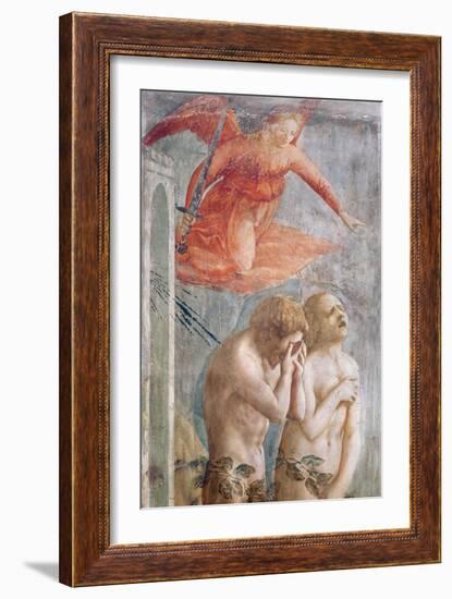 Detail of Adam and Eve Banished from Paradise, C.1427 (Detail)-Tommaso Masaccio-Framed Giclee Print