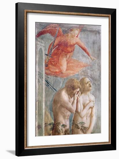 Detail of Adam and Eve Banished from Paradise, C.1427 (Detail)-Tommaso Masaccio-Framed Giclee Print