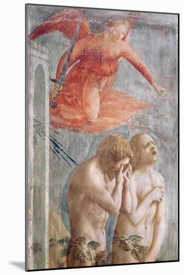 Detail of Adam and Eve Banished from Paradise, C.1427 (Detail)-Tommaso Masaccio-Mounted Giclee Print