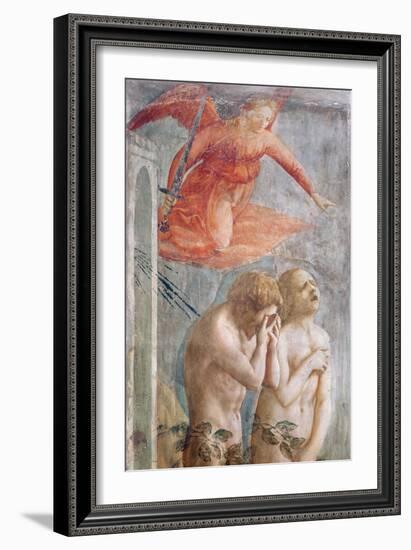 Detail of Adam and Eve Banished from Paradise, C.1427 (Detail)-Tommaso Masaccio-Framed Giclee Print