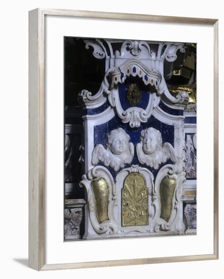 Detail of Altar of Lecce Cathedral, Apulia, Italy-null-Framed Giclee Print