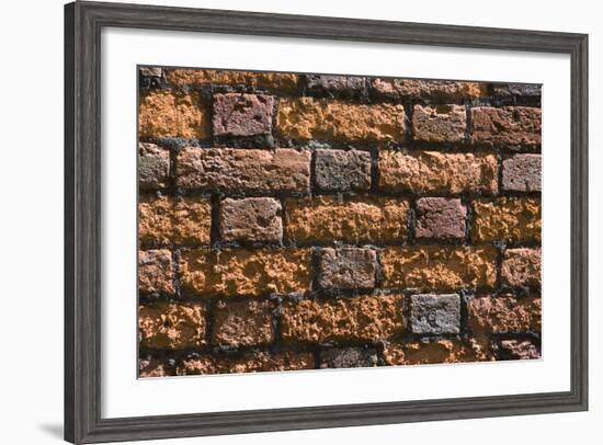 Detail of an Ancient Brick Wall-Natalie Tepper-Framed Photo