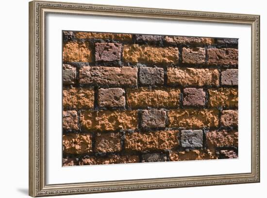 Detail of an Ancient Brick Wall-Natalie Tepper-Framed Photo