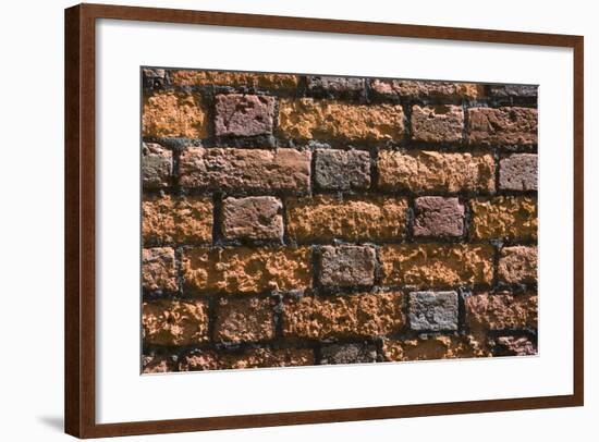 Detail of an Ancient Brick Wall-Natalie Tepper-Framed Photo