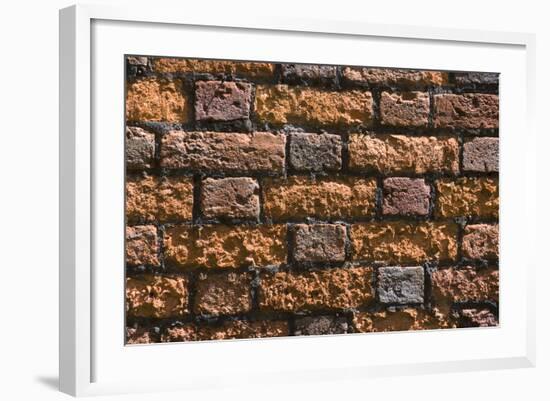 Detail of an Ancient Brick Wall-Natalie Tepper-Framed Photo