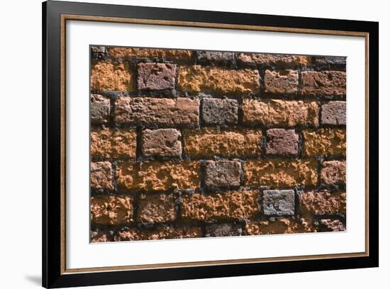 Detail of an Ancient Brick Wall-Natalie Tepper-Framed Photo