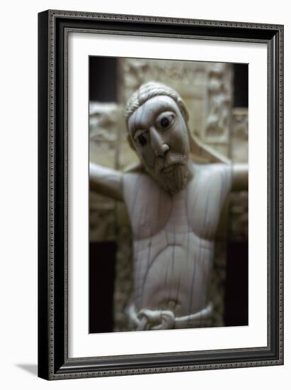 Detail of an ivory crucifix. Artist: Unknown-Unknown-Framed Giclee Print