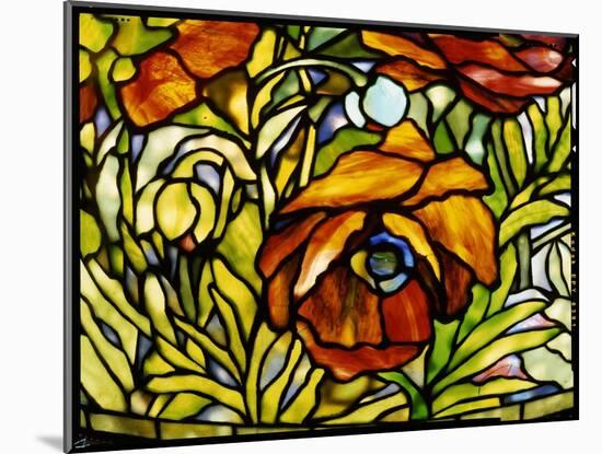 Detail of an 'Oriental Poppy' Floor Lamp, Tiffany Studios, 1902-American School-Mounted Giclee Print