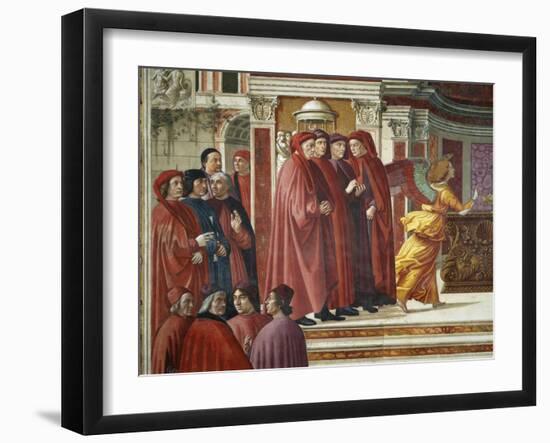 Detail of Angel Appearing to Zacharias-Domenico Ghirlandaio-Framed Giclee Print