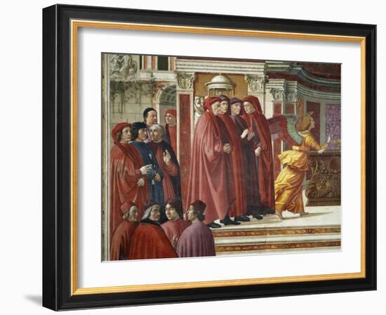 Detail of Angel Appearing to Zacharias-Domenico Ghirlandaio-Framed Giclee Print