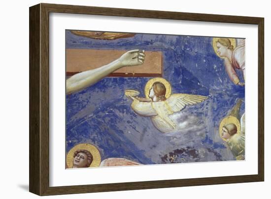 Detail of Angels Crucifixion-Giotto di Bondone-Framed Giclee Print