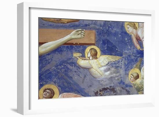 Detail of Angels Crucifixion-Giotto di Bondone-Framed Giclee Print