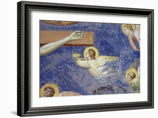 Detail of Angels Crucifixion-Giotto di Bondone-Framed Giclee Print