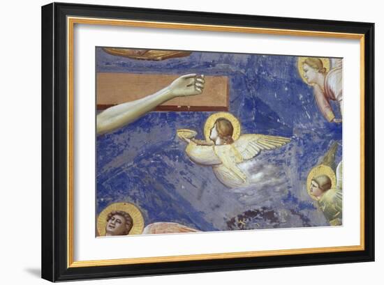 Detail of Angels Crucifixion-Giotto di Bondone-Framed Giclee Print