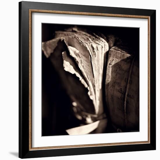 Detail of Antique Pages-Edoardo Pasero-Framed Photographic Print