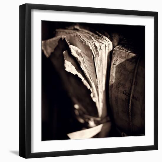 Detail of Antique Pages-Edoardo Pasero-Framed Photographic Print