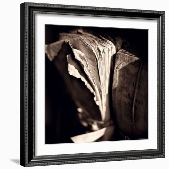 Detail of Antique Pages-Edoardo Pasero-Framed Photographic Print