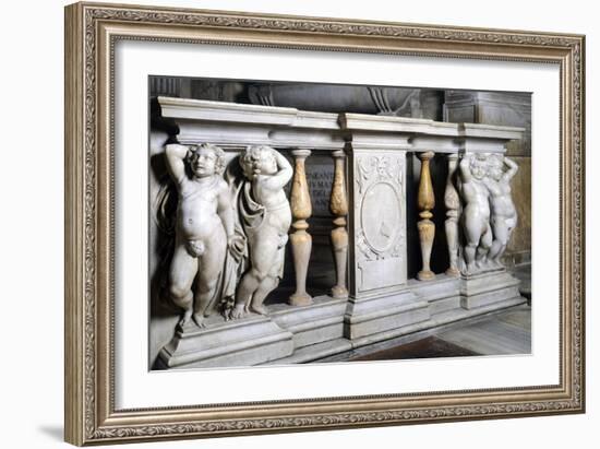 Detail of Balustrade-Daniele Da Volterra-Framed Giclee Print