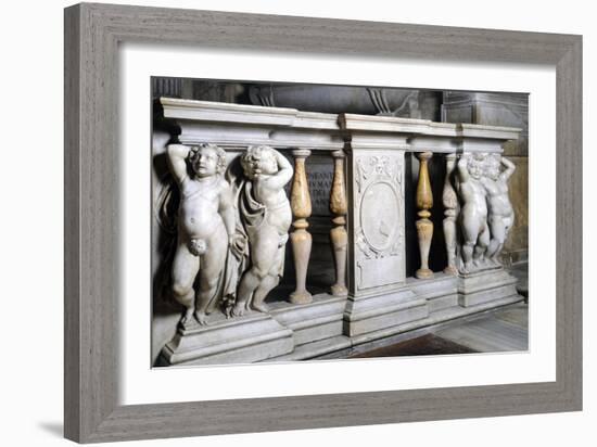 Detail of Balustrade-Daniele Da Volterra-Framed Giclee Print