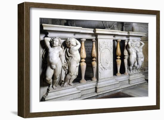 Detail of Balustrade-Daniele Da Volterra-Framed Giclee Print