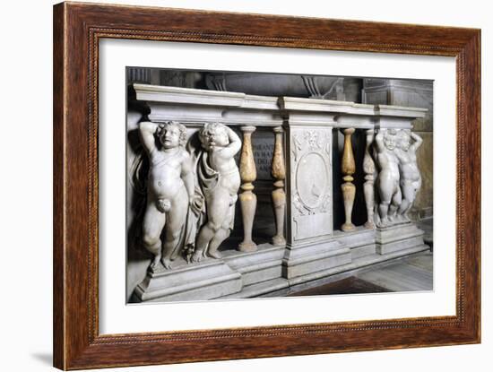 Detail of Balustrade-Daniele Da Volterra-Framed Giclee Print