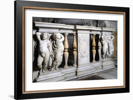 Detail of Balustrade-Daniele Da Volterra-Framed Giclee Print