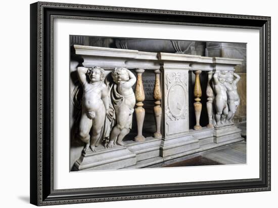 Detail of Balustrade-Daniele Da Volterra-Framed Giclee Print