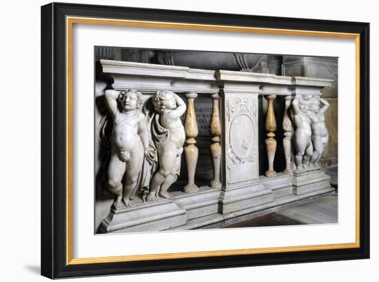 Detail of Balustrade-Daniele Da Volterra-Framed Giclee Print