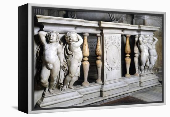 Detail of Balustrade-Daniele Da Volterra-Framed Premier Image Canvas