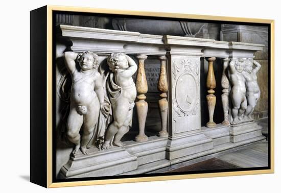 Detail of Balustrade-Daniele Da Volterra-Framed Premier Image Canvas