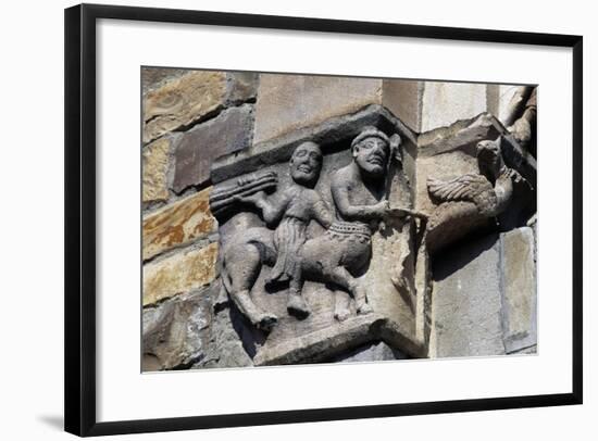 Detail of Bas-Relief on Facade of Church of the Assumption of the Virgin Mary-null-Framed Giclee Print