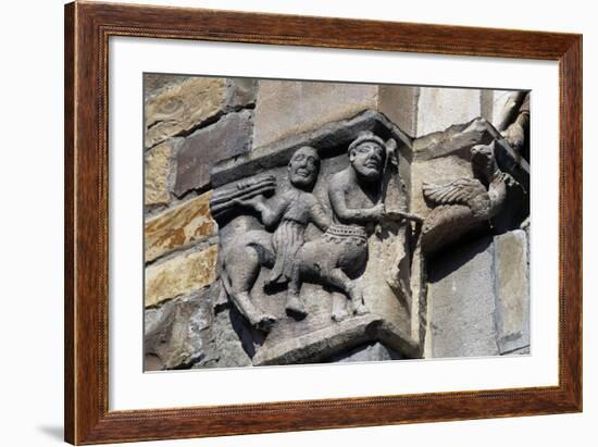 Detail of Bas-Relief on Facade of Church of the Assumption of the Virgin Mary-null-Framed Giclee Print