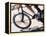 Detail of Blurred Action of Cyclist Competing on the Velodrome-null-Framed Premier Image Canvas