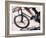 Detail of Blurred Action of Cyclist Competing on the Velodrome-null-Framed Photographic Print