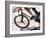 Detail of Blurred Action of Cyclist Competing on the Velodrome-null-Framed Photographic Print