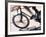 Detail of Blurred Action of Cyclist Competing on the Velodrome-null-Framed Photographic Print