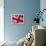 Detail of British Flag-null-Framed Premier Image Canvas displayed on a wall