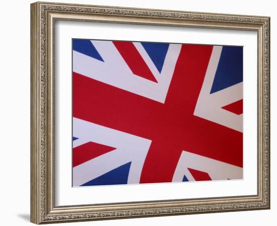 Detail of British Flag-null-Framed Photographic Print