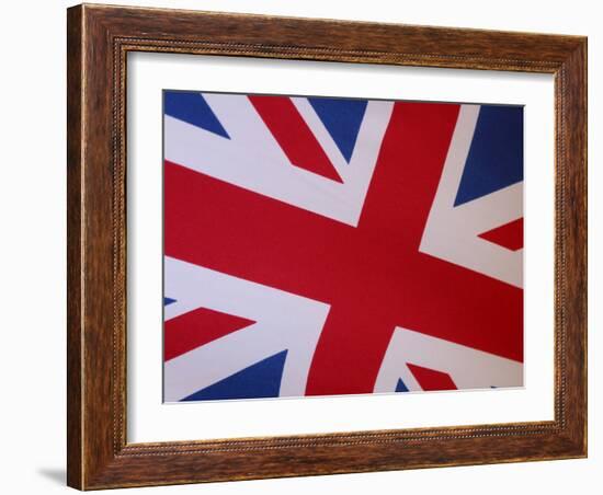 Detail of British Flag-null-Framed Photographic Print