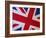 Detail of British Flag-null-Framed Photographic Print