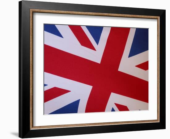 Detail of British Flag-null-Framed Photographic Print