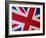 Detail of British Flag-null-Framed Photographic Print