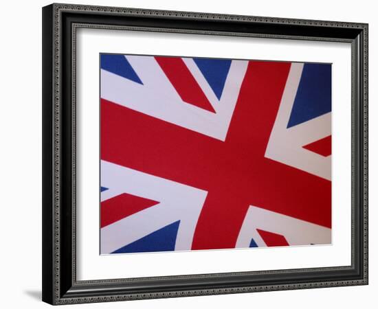 Detail of British Flag-null-Framed Photographic Print