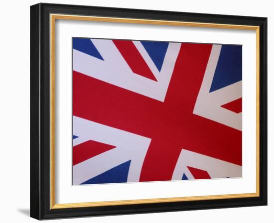 Detail of British Flag-null-Framed Photographic Print