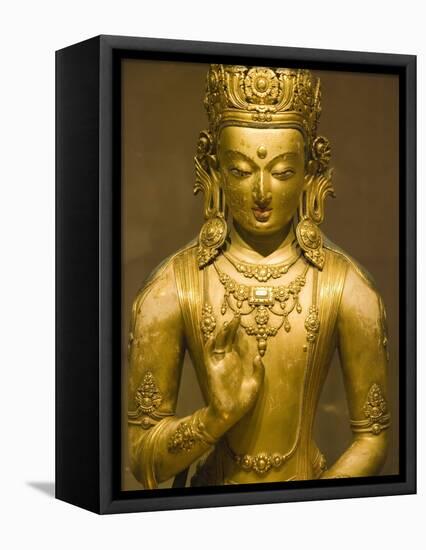 Detail of Bronze Boddhisatva by Zanabazar-Bob Krist-Framed Premier Image Canvas