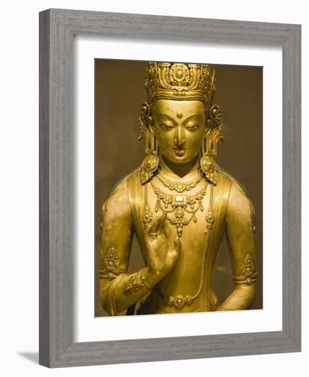 Detail of Bronze Boddhisatva by Zanabazar-Bob Krist-Framed Photographic Print