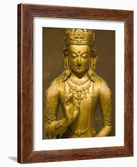 Detail of Bronze Boddhisatva by Zanabazar-Bob Krist-Framed Photographic Print