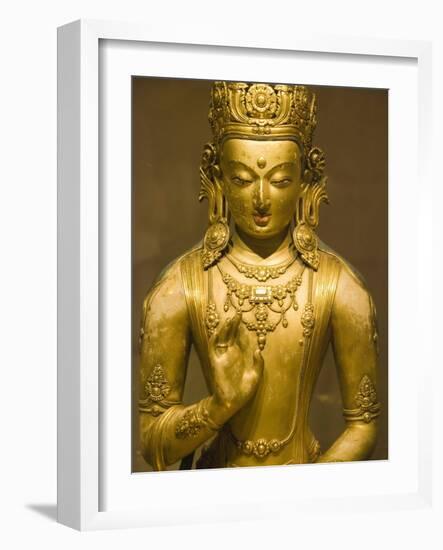 Detail of Bronze Boddhisatva by Zanabazar-Bob Krist-Framed Photographic Print